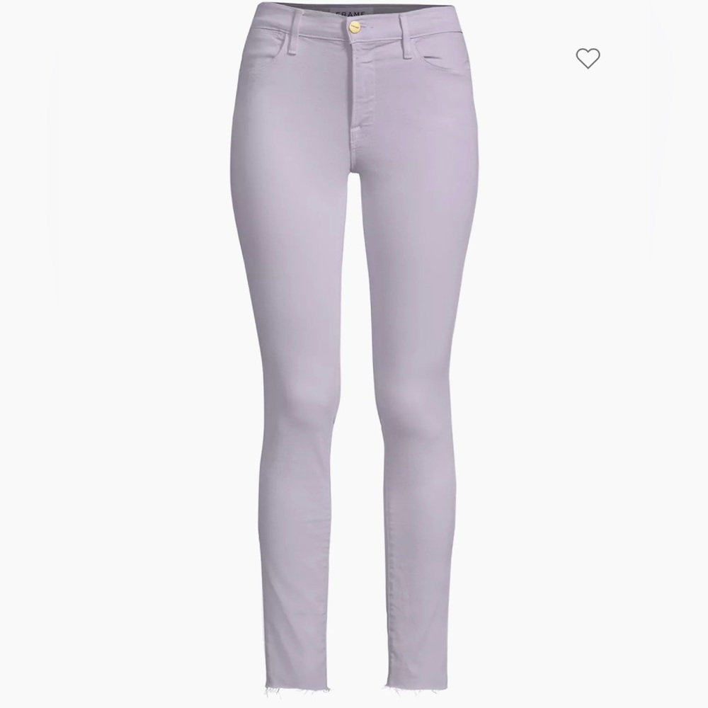 Frame Le High Skinny Jean size 27 (lilac/lavender)
